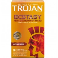 Trojan Ecstasy Ultra Ribbed N10